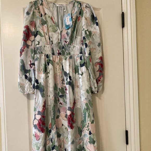 Boho Floral Maxi Dress - Picture 1 of 2